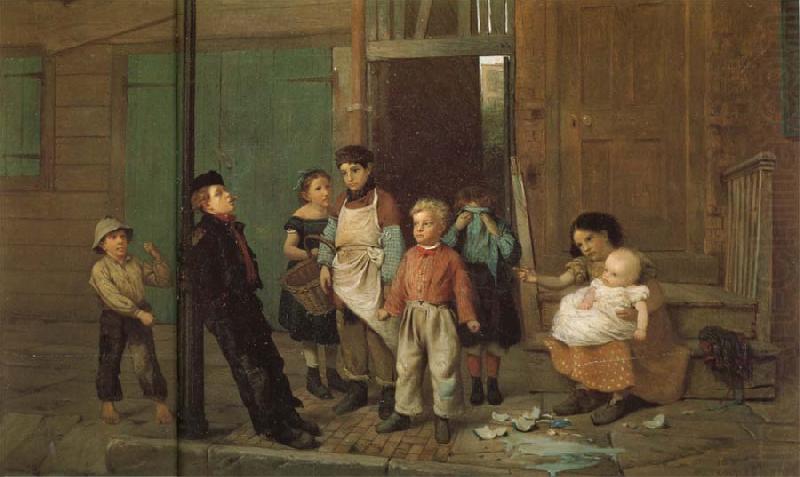 John George Brown Der Tyrann der Nachbarschaft china oil painting image